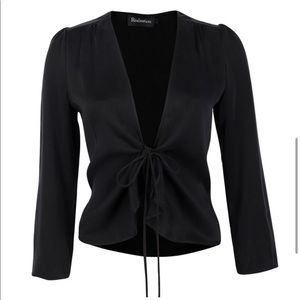 Realisation Par Bianca top in black